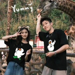 2 Adet Tir Harajuku Style Çift Sevgili Kombinleri Couple Clothing Yeni Sezon