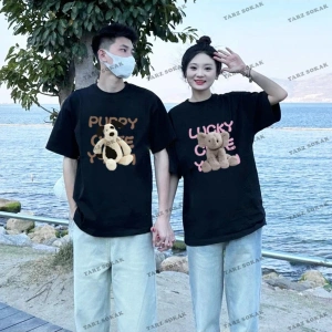 2 Adet Tir Harajuku Style Çift Sevgili Kombinleri Couple Clothing Yeni Sezon