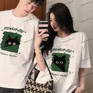 2 Adet Tir Harajuku Style Çift Sevgili Kombinleri Couple Clothing Yeni Sezon