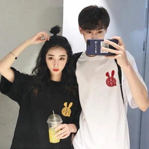 2 Adet Tir Harajuku Style Çift Sevgili Kombinleri Couple Clothing Yeni Sezon
