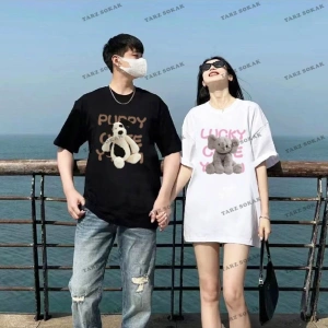 2 Adet Tir Harajuku Style Çift Sevgili Kombinleri Couple Clothing Yeni Sezon