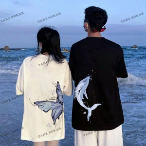 2 Adet Tir Harajuku Style Çift Sevgili Kombinleri Couple Clothing Yeni Sezon