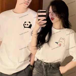 2 Adet Tir Harajuku Style Çift Sevgili Kombinleri Couple Clothing Yeni Sezon