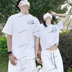 2 Adet Tir Harajuku Style Çift Sevgili Kombinleri Couple Clothing Yeni Sezon