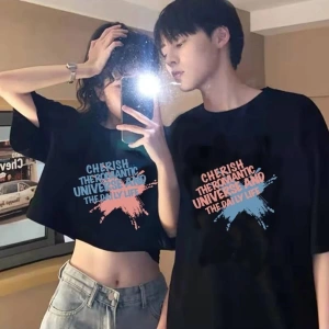 2 Adet Tir Harajuku Style Çift Sevgili Kombinleri Couple Clothing Yeni Sezon