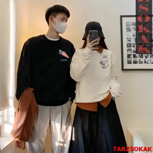 2 Li Harajuku Style Çift Sevgili Kombinleri Couple Clothing Yeni Sezon 2 Adet