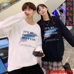 2 Li Harajuku Style Çift Sevgili Kombinleri Couple Clothing Yeni Sezon 2 Adet