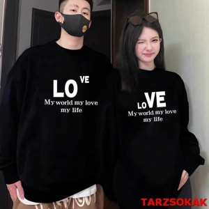 2 Li Harajuku Style Çift Sevgili Kombinleri Couple Clothing Yeni Sezon 2 Adet