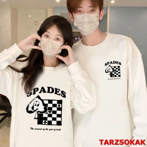 2 Li Harajuku Style Çift Sevgili Kombinleri Couple Clothing Yeni Sezon 2 Adet