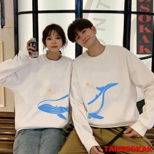 2 Li Harajuku Style Çift Sevgili Kombinleri Couple Clothing Yeni Sezon 2 Adet