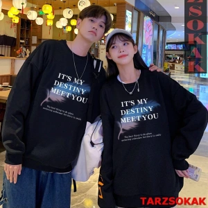 2 Li Harajuku Style Çift Sevgili Kombinleri Couple Clothing Yeni Sezon 2 Adet