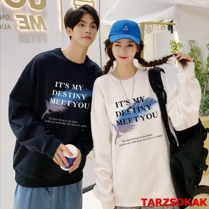 2 Li Harajuku Style Çift Sevgili Kombinleri Couple Clothing Yeni Sezon 2 Adet