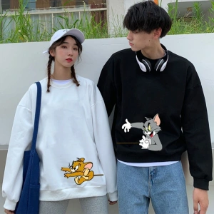 2 Li Harajuku Style Çift Sevgili Kombinleri Couple Clothing Yeni Sezon 2 Adet