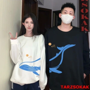 2 Li Harajuku Style Çift Sevgili Kombinleri Couple Clothing Yeni Sezon 2 Adet