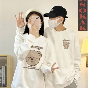 2 Li Harajuku Style Çift Sevgili Kombinleri Couple Clothing Yeni Sezon 2 Adet