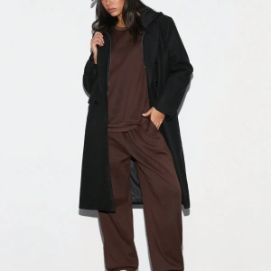 2li Rahat Minimalist Düz Renk Yuvarlak Yaka Sweatshirt Ve Eşofman Altı Takımı
