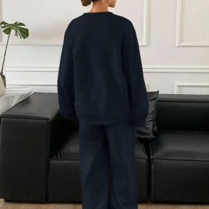 2 Parça Kadın Rahat Bol Takım Elbise, Yeni Sonbahar Koleksiyonu