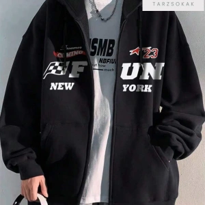 23 New York Sweatshirt Fermuarlı Hırka