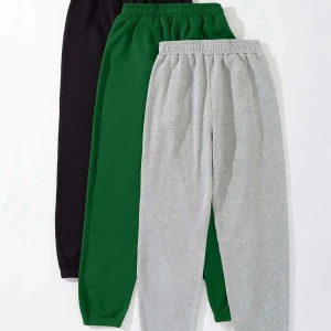 3lü Unisex Baskılı Jogger Eşofman