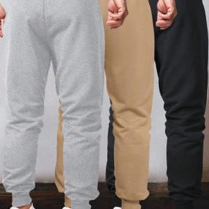3 Parça Set Cesur ve Baskın Boğa Başı Baskılı Jogger Erkek Sokak Giyimi Antrenman Eşofman Alt