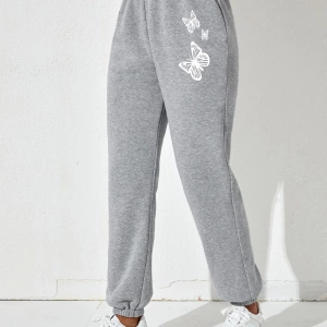 3lü Kelebek Baskılı Unisex Eşofman Altı Daxis Sportwear