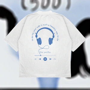 500 Days Of Summer Baskılı Oversize Unisex Pamuklu Nefes Alan Kalın Kumaşlı