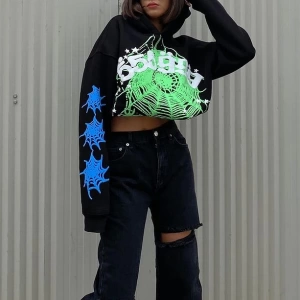 555 Spider Siyah Unisex Sweatshirt Siyah