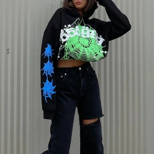 555 Spider Siyah Unisex Sweatshirt Siyah