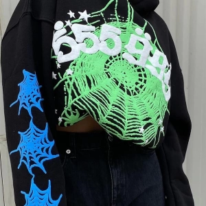 555 Spider Siyah Unisex Sweatshirt Siyah
