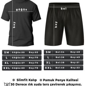 Michelangelo Şort T-shirt Eşofman Takımı El