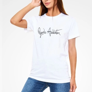 Janes Addiction Beyaz Unisex Tişört T-Shirt