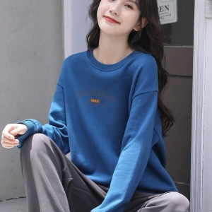 Harfli Grafik Düşük Sweat