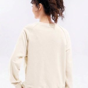 Slogan Grafikli Reglan Kol Sweat