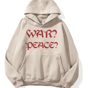 Unisex War Peace Sweatshirt Taş Trndz1335