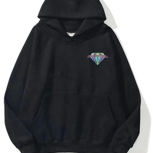Unisex Rich Lifestyle Sweatshirt Siyah Trndz1343