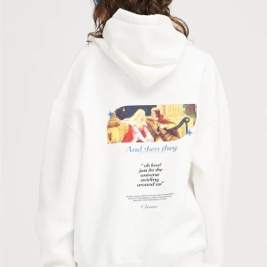 Unisex Fall In Love Sweatshirt Beyaz Trndz1308