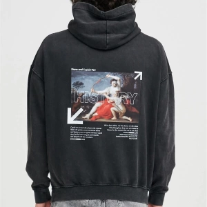 Exclusive History Yıkamalı Sweatshirt Antrasit Trndz1382