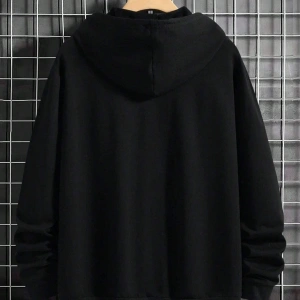 Erkek Siyah Yosemite Baskılı Kapüşonlu Sweatshirt yosekapsonsweatshirt