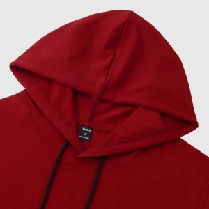 Unisex Kırmızı Dream Baskılı Oversize Kapşonlu Sweatshirt DREAMKPSNLU