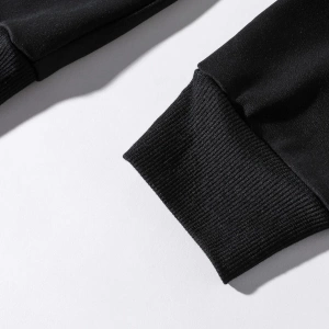 Unisex Siyah Needs Baskılı Kapüşonlu Oversize Sweatshirt NEEDSSWEATSHİRT