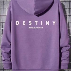 Unisex Destiny Baskılı Sweatshirt KP-Siyah-Destiny