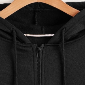 Kadın Siyah Düz Oversize Ceket Düzceket