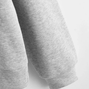 Kadın Gri Michigan Baskılı Bisiklet Yaka Oversize Sweatshirt benisengiydirmichi