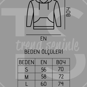 Kadın Siyah Oversize Kapüşonlu Sweatshirt 000 TTS-BSKZSWTTS