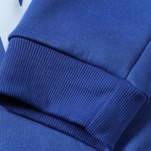 Mavi Bere Baskılı Oversize Bisiklet Yaka Kadın Sweatshirt. bsgwberesweat