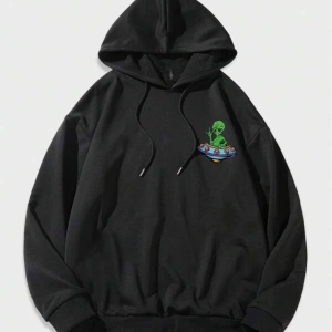 Siyah True To Baskılı Oversize Kapuşonlu Sweatshirt bsgbetruetosweat