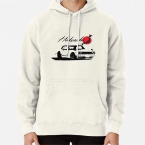 Skyline Gt-r Hakosuka Pullover Beyaz Hoodie Model 49 06552