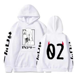 Franxx Zero Iki Hip Hop Manga Hoodies 12467