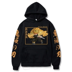 Agatsuma Zenitsu Demon Unisex Kapşonlu Hoodie 14661
