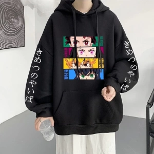 Demon Slayer Kamado Tanjirou Kapşonlu Hoodie 14562